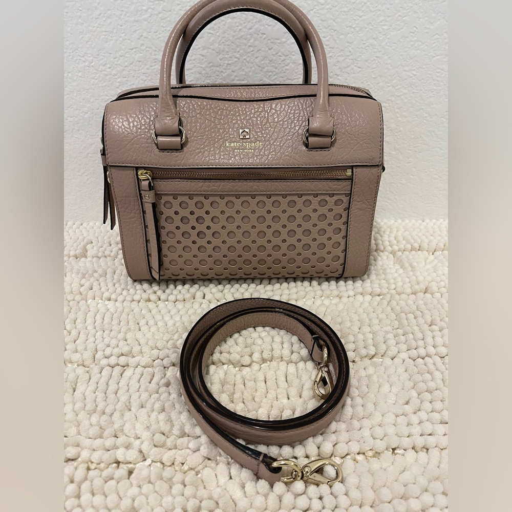 kate spade new york “Blush” Leather Satchel